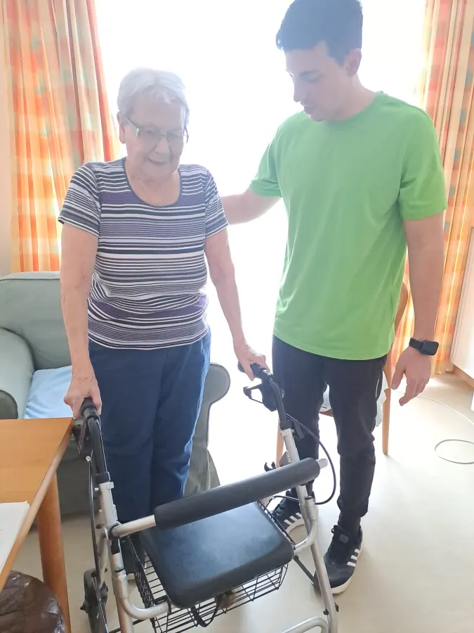 Sicher gehen mit dem Rollator